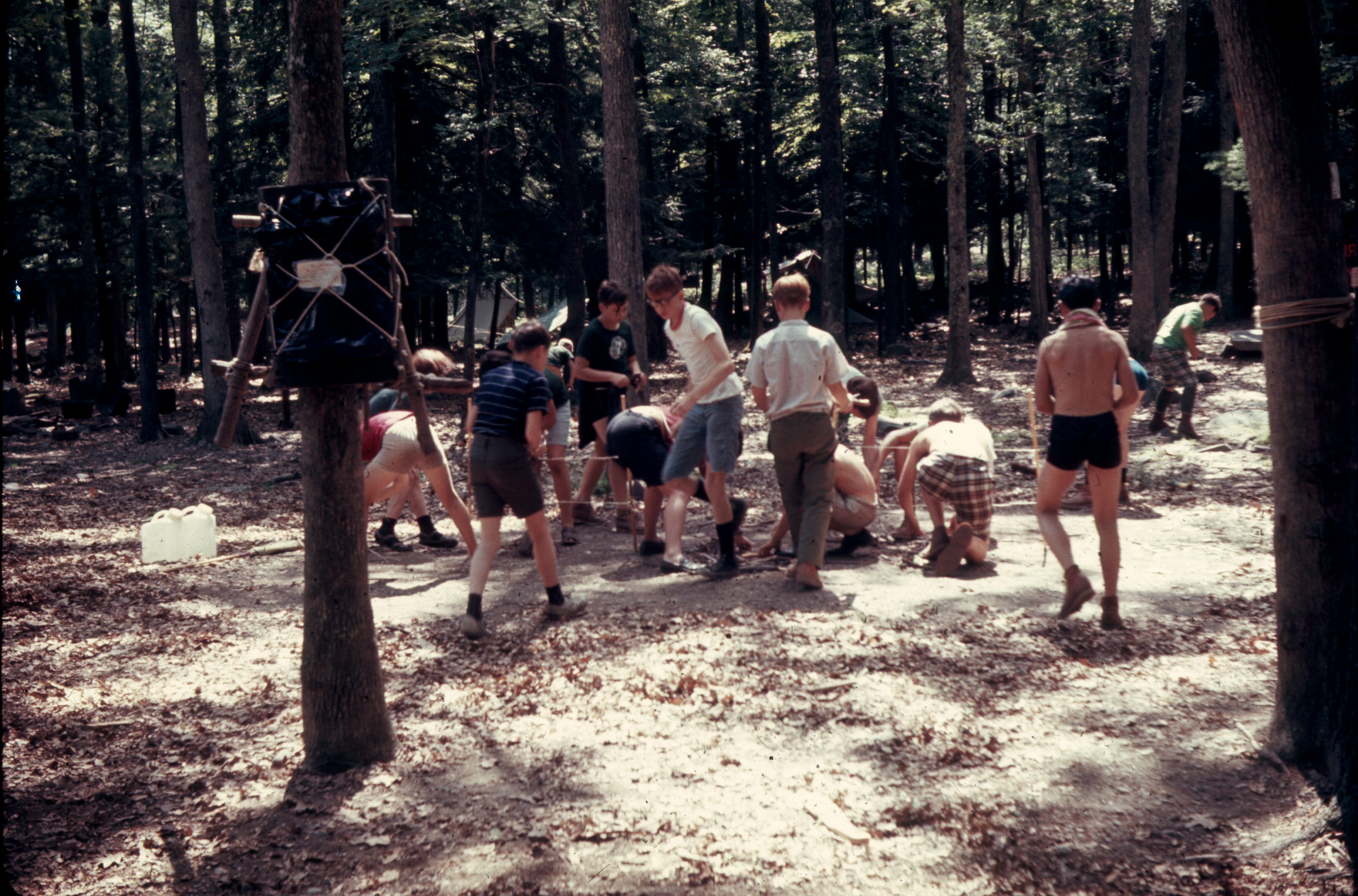 Greg At Forestburg Scout Camp Late 1950's